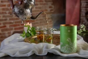 té verde con hierbabuena de El Jardín de Hammam en Hammam Al Ándalus Madrid